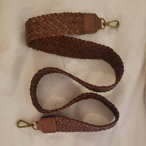 Madewell Woven Leather Crossbody Bag Strap